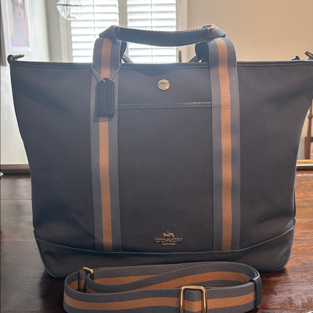 COACH Ellis Weekender Tote in Colonial Blue